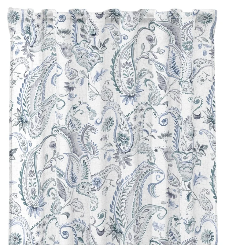 Paisley, gardinlängder multiband 2-p Sista chansen