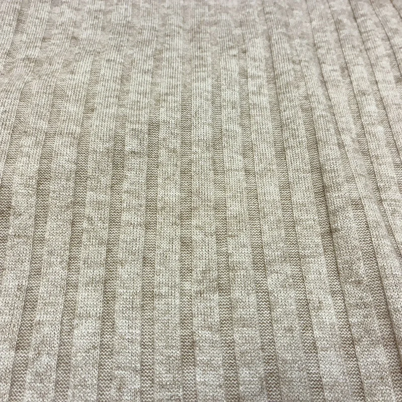 Billigare Ribbstickad jersey