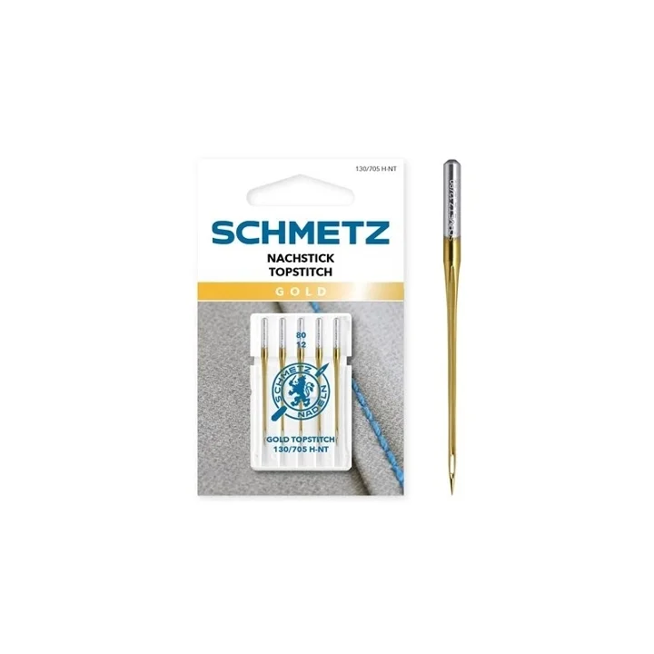 Premium Schmetz Gold Topstitchnål, 80