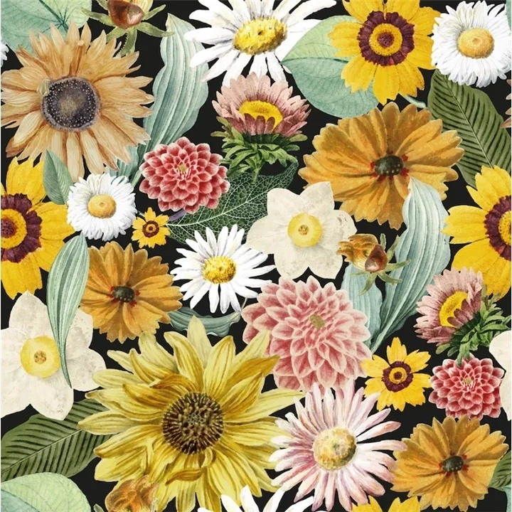 Beställ nu BLOMSTERÄNG SVART