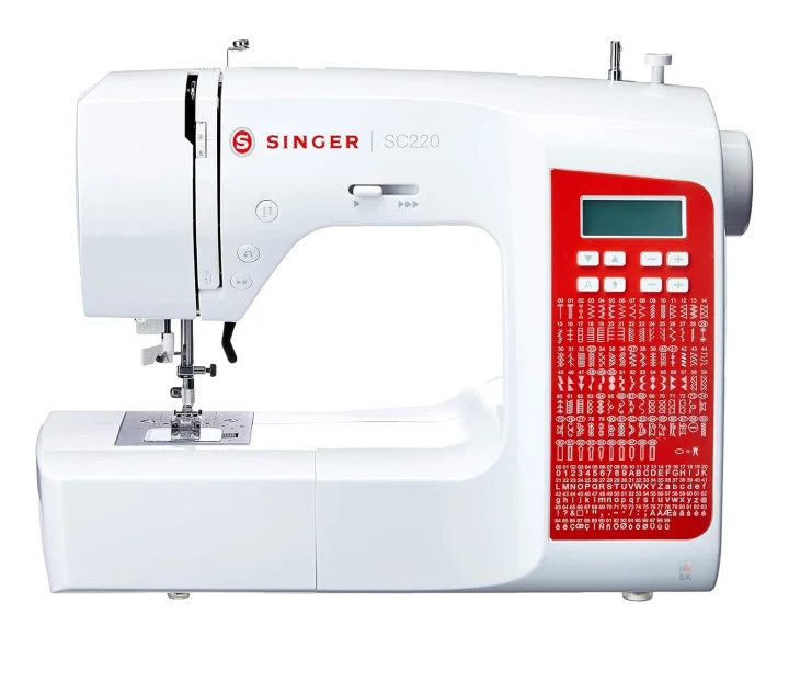 Singer SC220 röd symaskin Utförsäljning