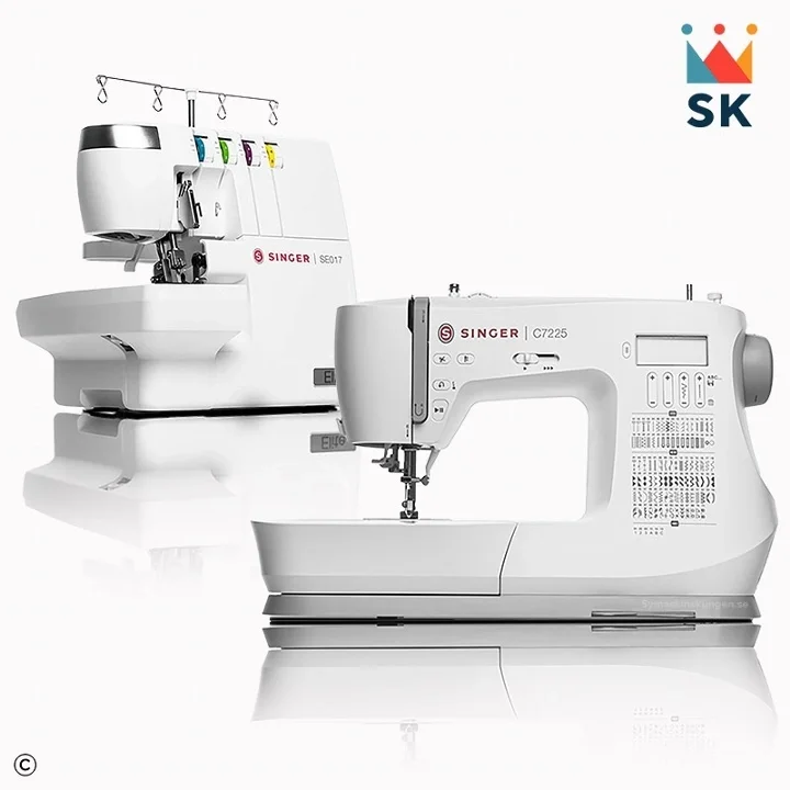 Sista chansen Singer C7225 symaskin och Singer Elite SE017 overlockmaskin