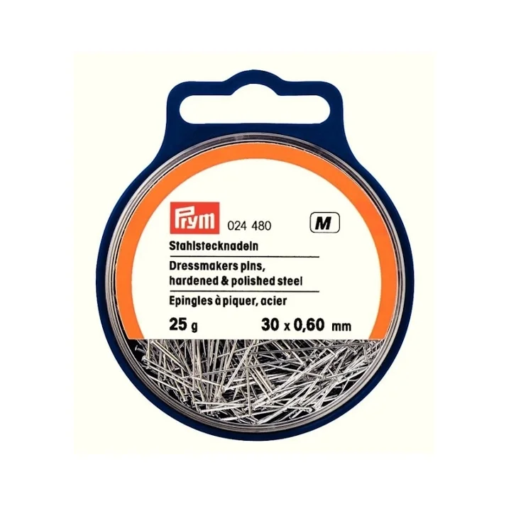 Populär Knappnål, silver, 30 x 0,60 mm