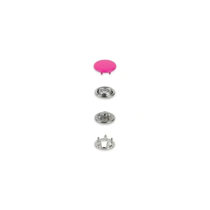 Tryckknappar Jersey, 12 mm, rosa 20st Outlet