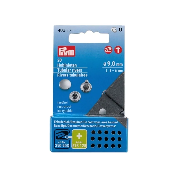 Rörnitar, 4-6mm, silverfärgade, 20 st I lager