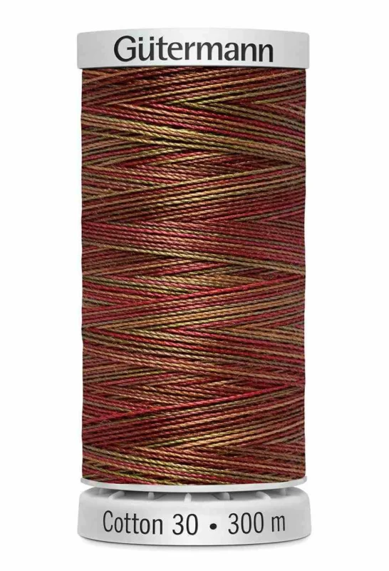 Cotton 30 Melerad Röd-Brun-Beige / 4010 Rabatt