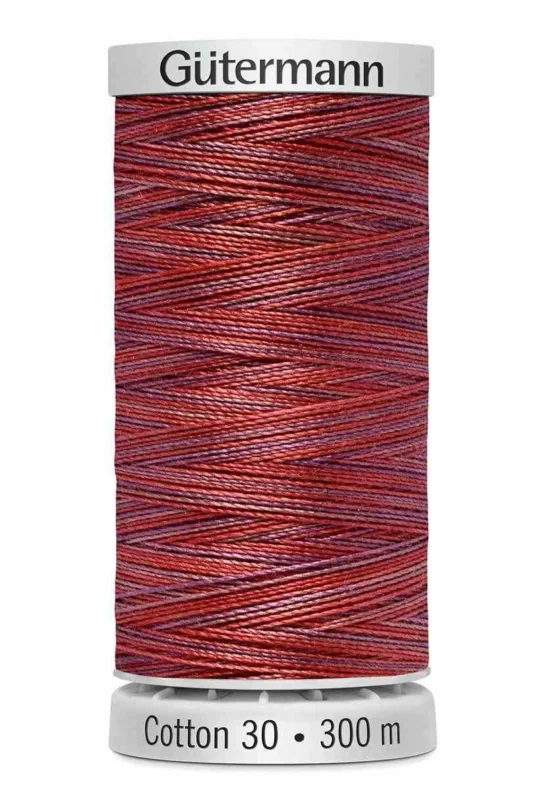 Lägg i varukorgen Cotton 30 Melerad Röd-Lila-Brun / 4042