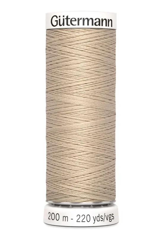 Endast idag Polyestertråd 200 m Beige / 198