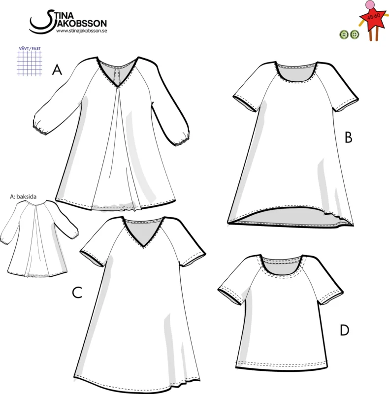 Reapris Amanda – Blus, Tunika - Stl 48-60