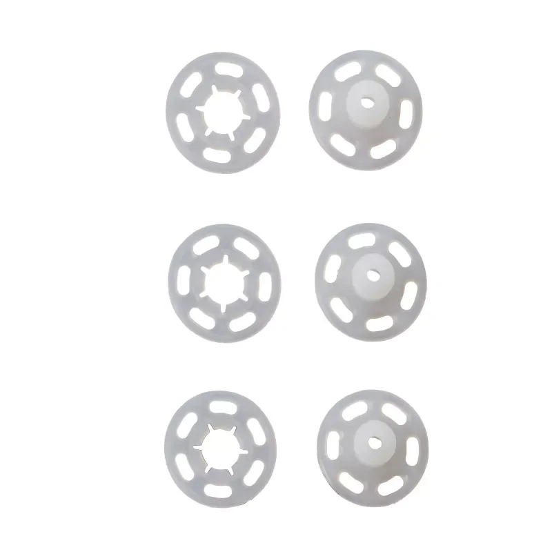 Tryckknappar 15 mm, semitransparent vit plast – Prym, 6-pack Beställ nu
