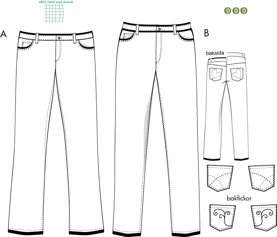 Köp online Jeany - Jeans