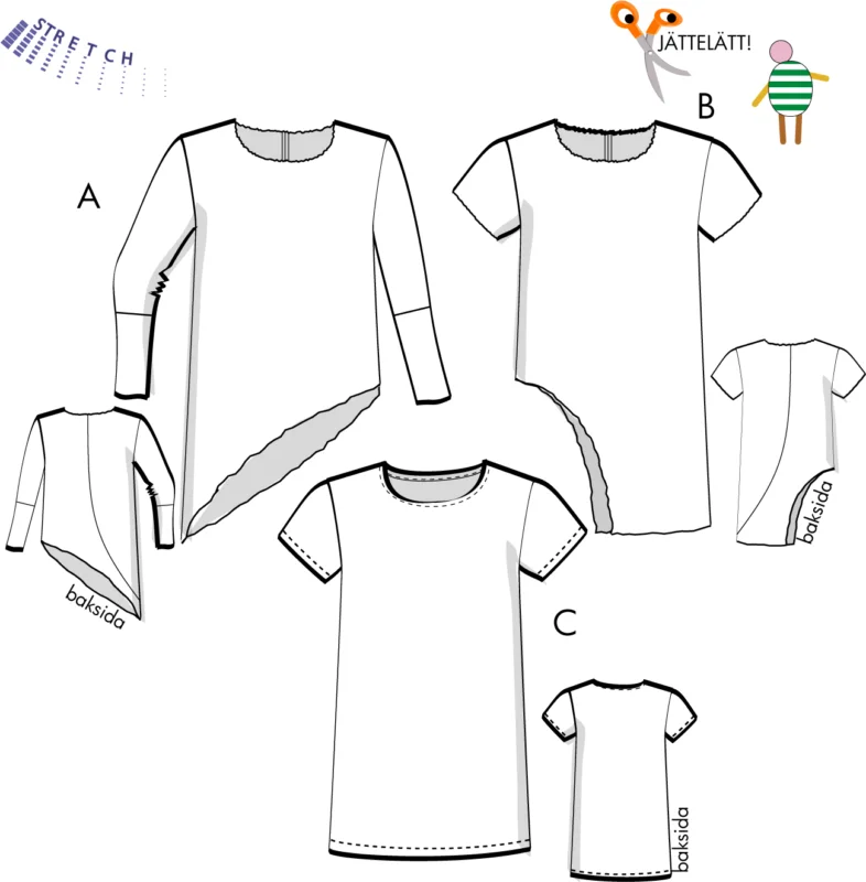 Urban Tee - Unisex - Barnstorlekar Rea