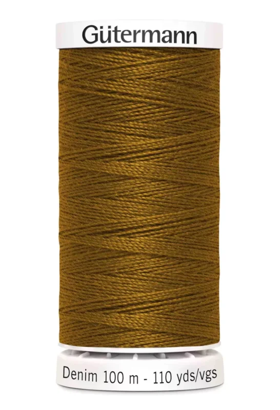 Gutermann Denim Mörk brungul / 2040 Lågt pris