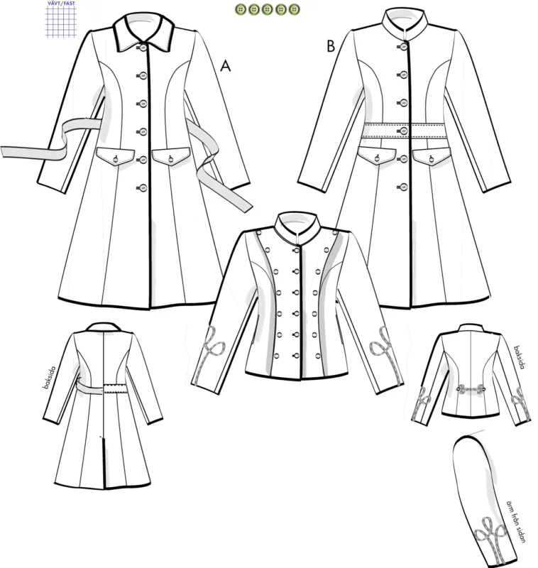 Kappa och jacka Endast denna vecka