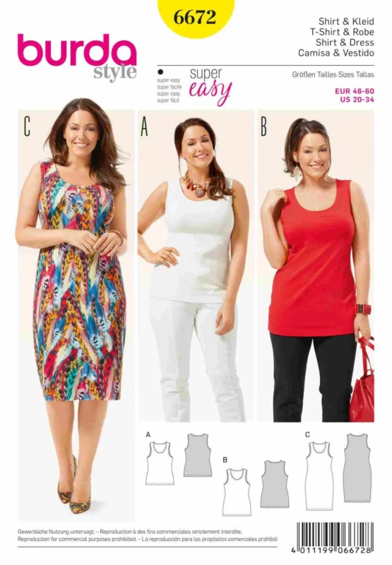 I lager Burda 6672