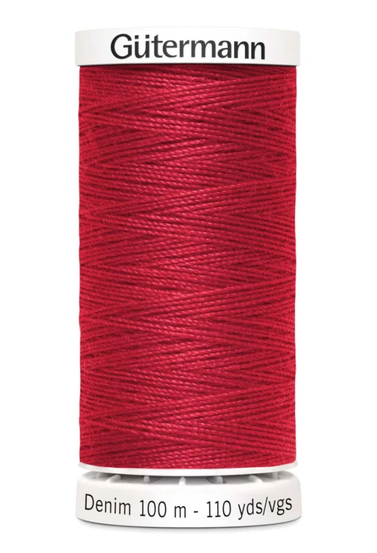 Gutermann Denim Röd / 4495 Rabatter