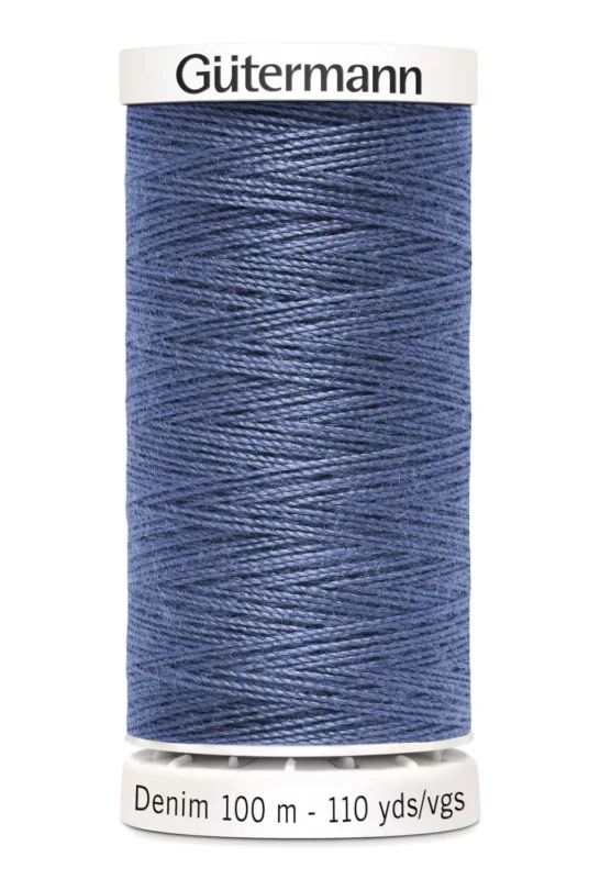 Snabb frakt Gutermann Denim Jeansblå / 6075