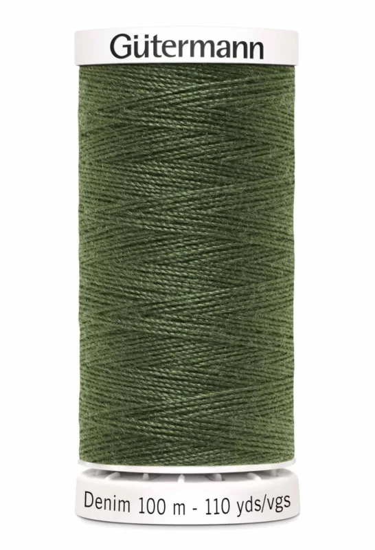 Gutermann Denim Mossgrön / 9250 Lågt pris