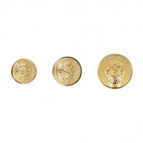 Populärt val Metallknapp med hals - Kunglig symbol Roséguld