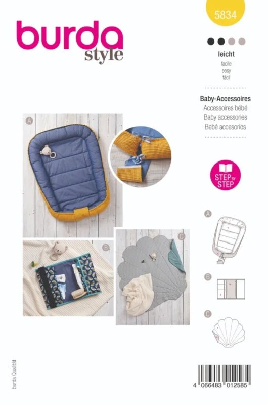 Köp nu Burda Mönster 5834 - Babyaccessoarer