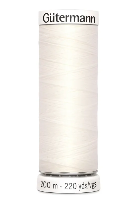 Utförsäljning Polyestertråd Off-White / 111