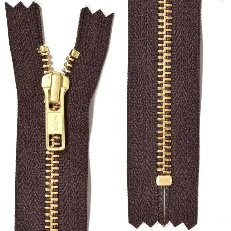 Jeanslås guldmetall 6 mm Billig
