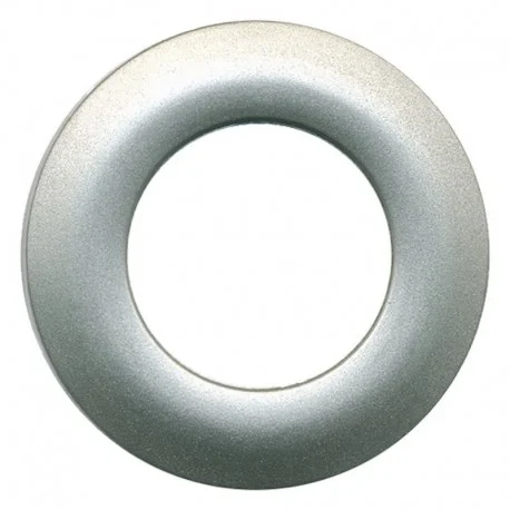 Fri frakt Clip-On Gardinöljetter - Matt Silver, 8 st, 40 mm