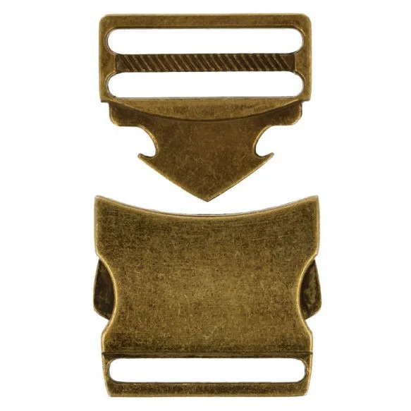 Klickspänne Metall 40 mm - Bronsfärgad Rea