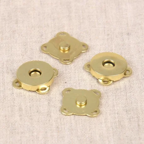 Reapris 2st Magnettryckknappar 19 mm - Guldfärgad