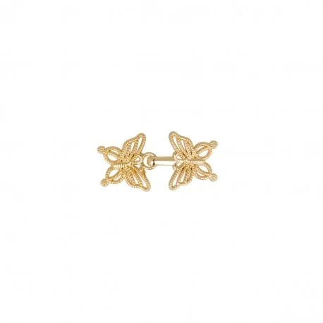 Populär Metallspänne Fjäril Guld - Hyska och hake 40 mm