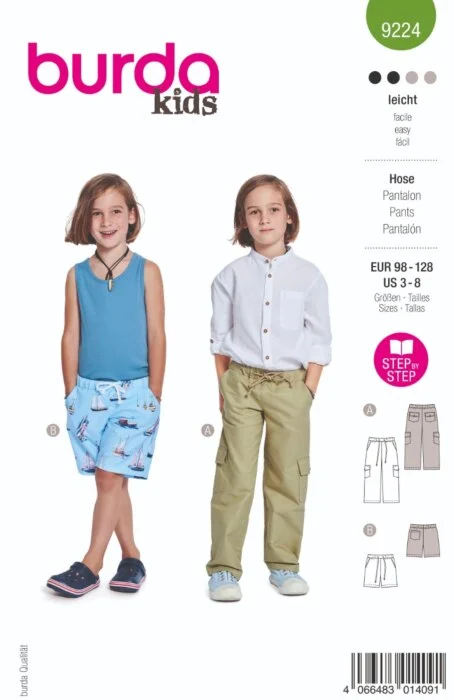 Burda Mönster 9224 - Byxor Extra rabatt