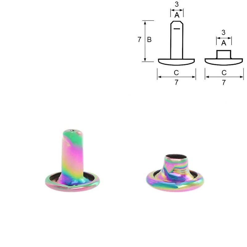 Trygg betalning Nitar 7mm 10st - Neochrome