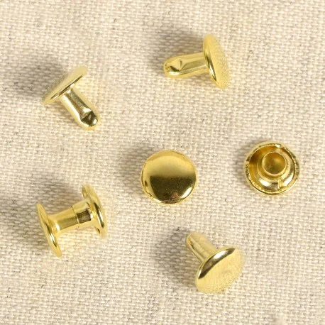 Lägg i varukorgen Nitar 8mm 20st - Guld