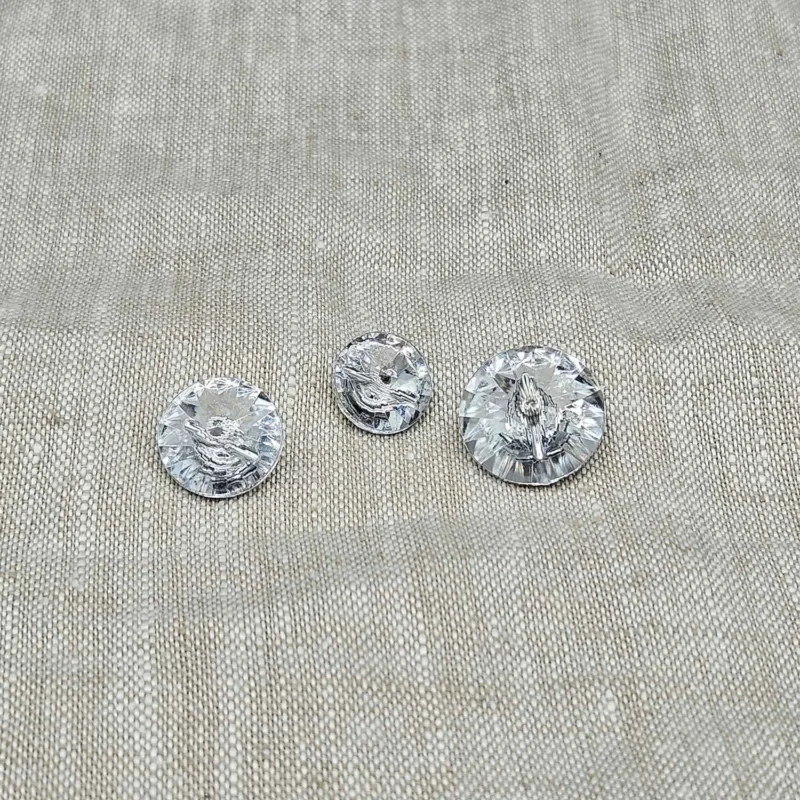 Kristallknapp Silver Extra rabatt