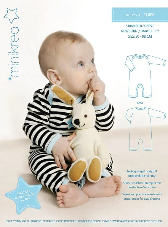 Onesie (50–98 cm) – Minikrea 11401 Kampanj