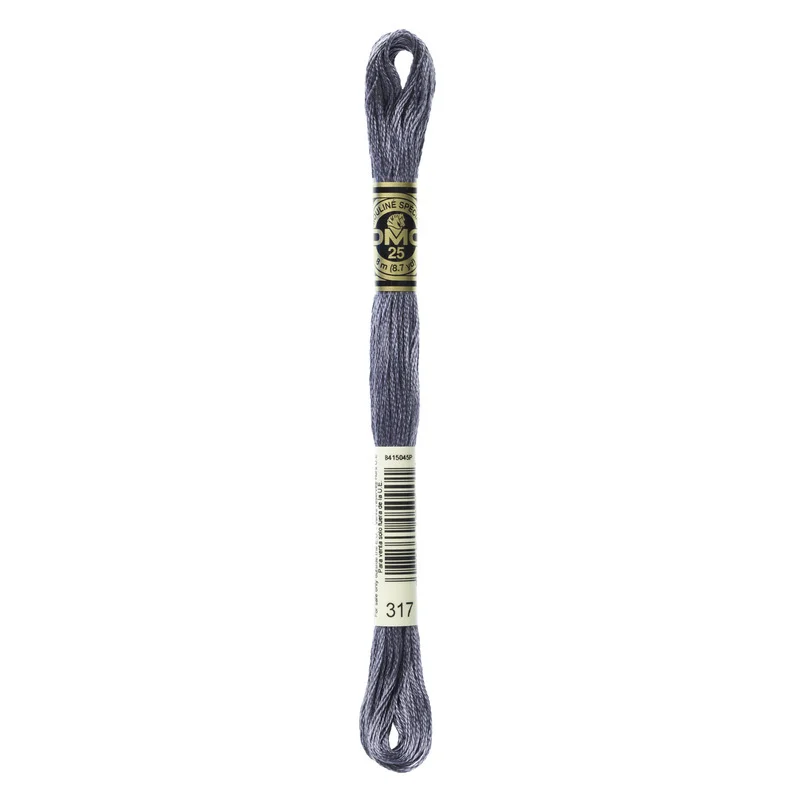 DMC Mouliné Spécial 317 Metallic Steel Snabb leverans