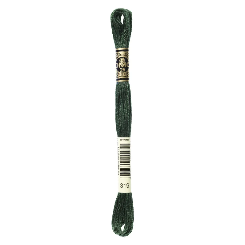 DMC Mouliné Spécial 319 Shaded Green Billigare
