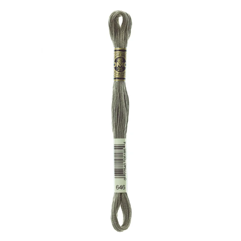 Sänkt pris DMC Mouliné Spécial 646 Smoke Grey