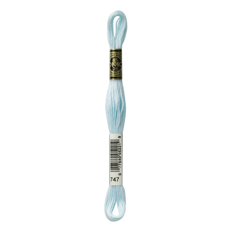 DMC Mouliné Spécial 747 Pearlescent Blue Sea Mist Premium
