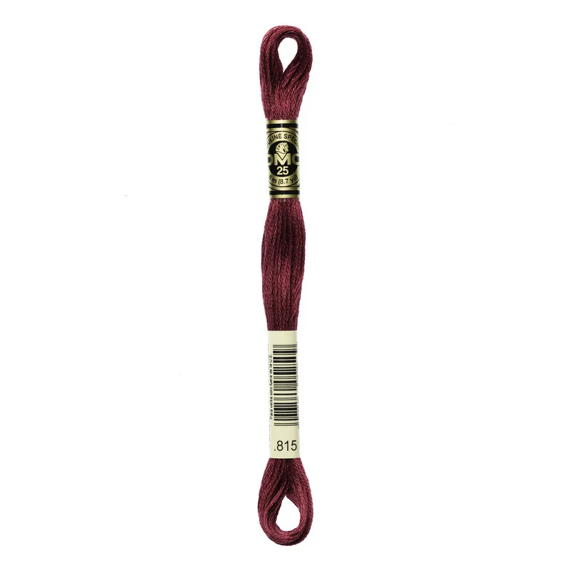 risnedsättning DMC Mouliné Spécial 815 Metallic Black Cherry