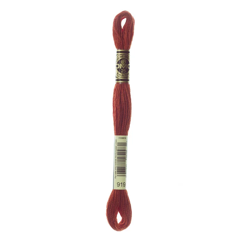 DMC Mouliné Spécial 919 Terracotta Brown I lager