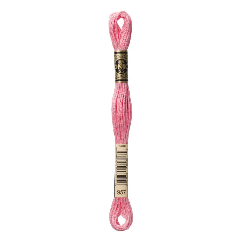 Premium DMC Mouliné Spécial 957 Bubblegum Pink