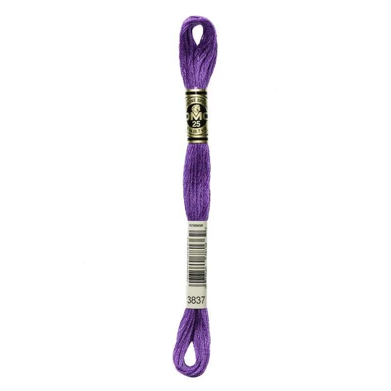 I lager DMC Mouliné Spécial 3837 Metallic Purple