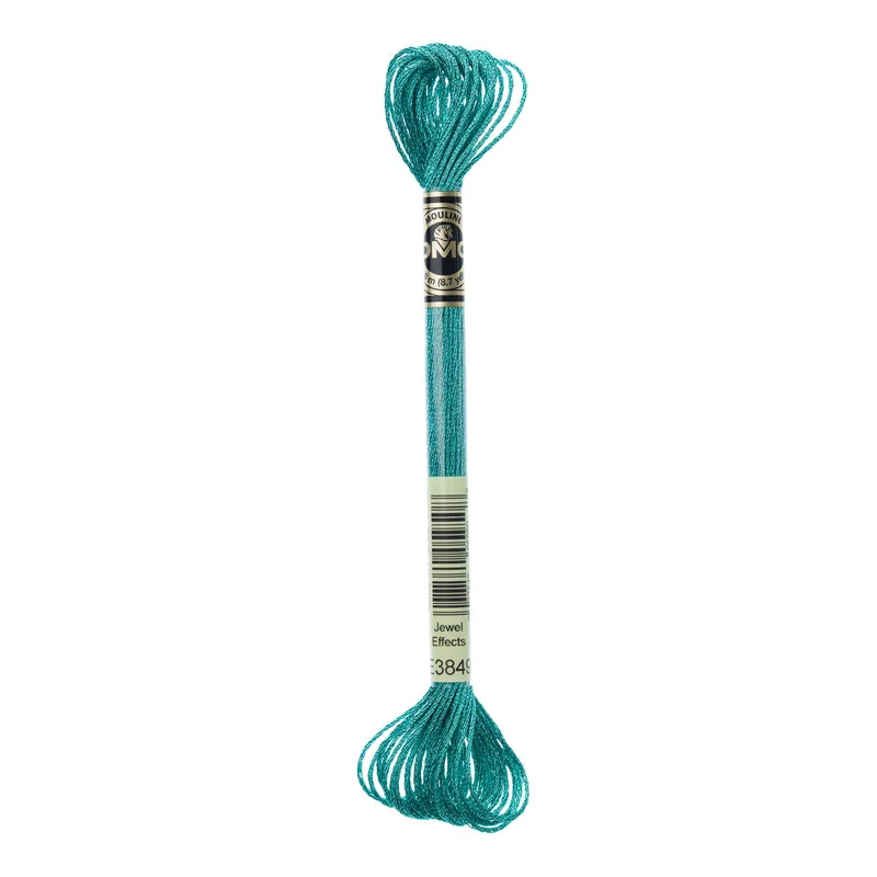 DMC Light Effects E3849 Metallic Turquoise Green Billig