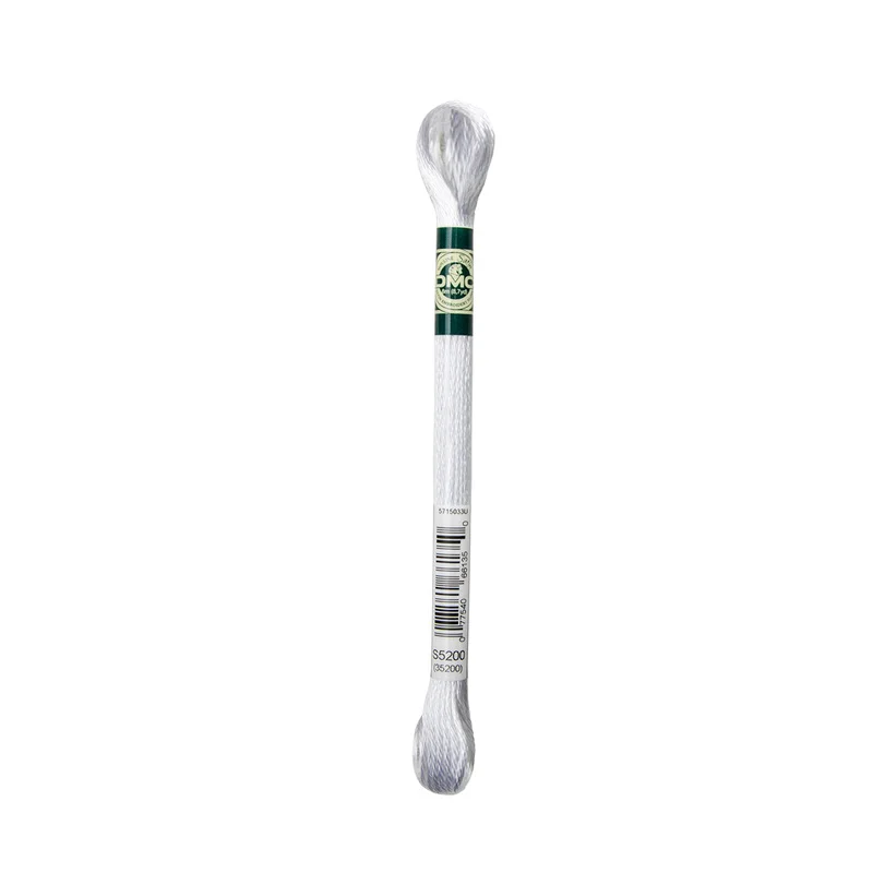 Erbjudande DMC Mouliné Satin 5200 Pearlescent White