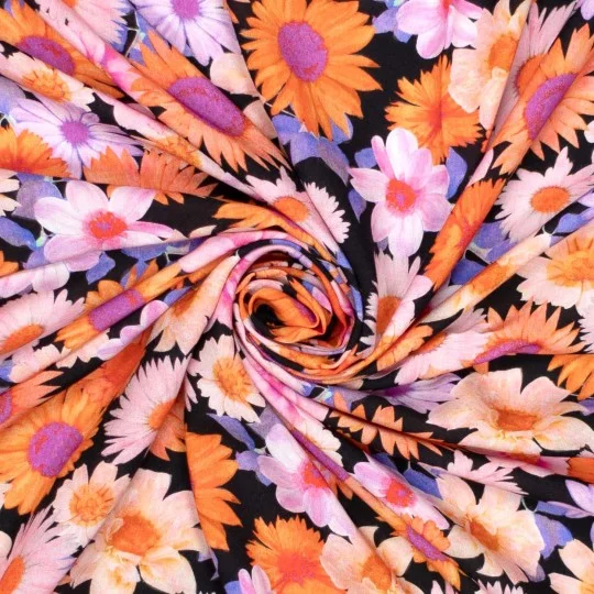 Vävd viskos blommor Kundfavorit