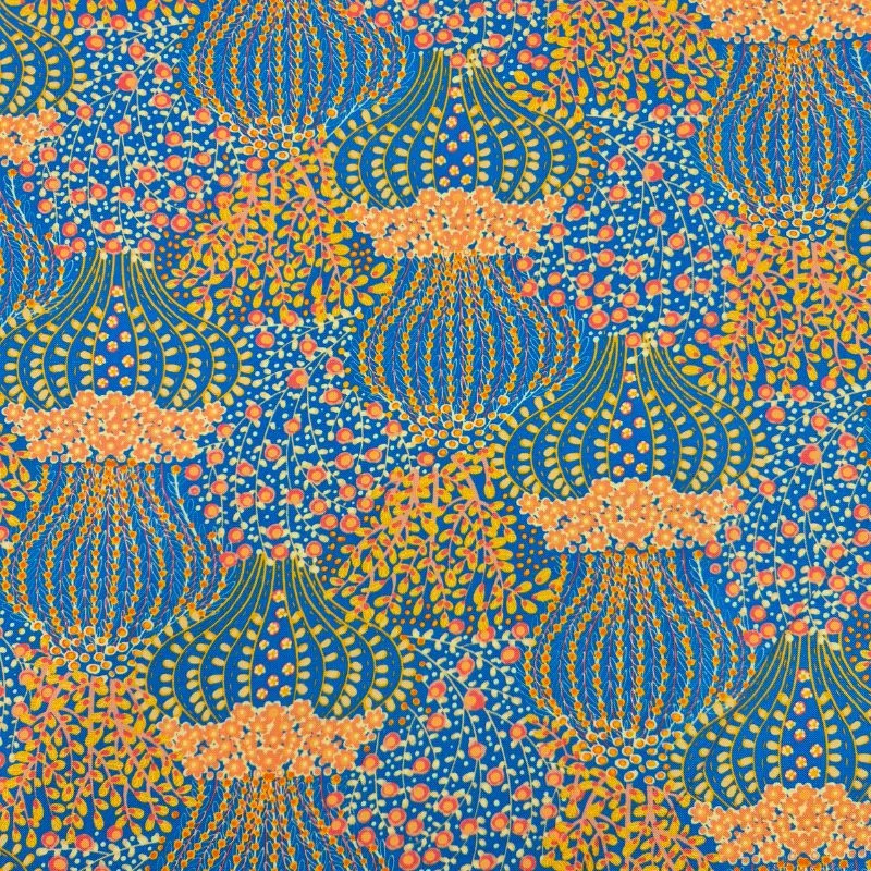 Viskostyg Sea Flowers – 140 cm, 150 g/m² Reapris
