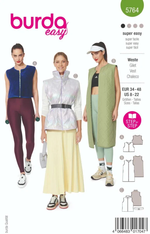 Burda Mönster 5764 - Midjeväst/Väst Lågt pris