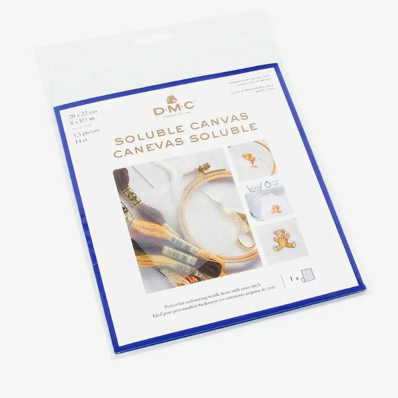 Erbjudande Vattenlöslig Aidaväv 5,5 rutor/cm