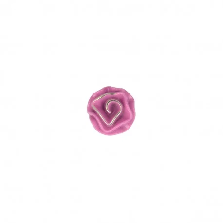 Populär Rosknapp 22 mm Rosa